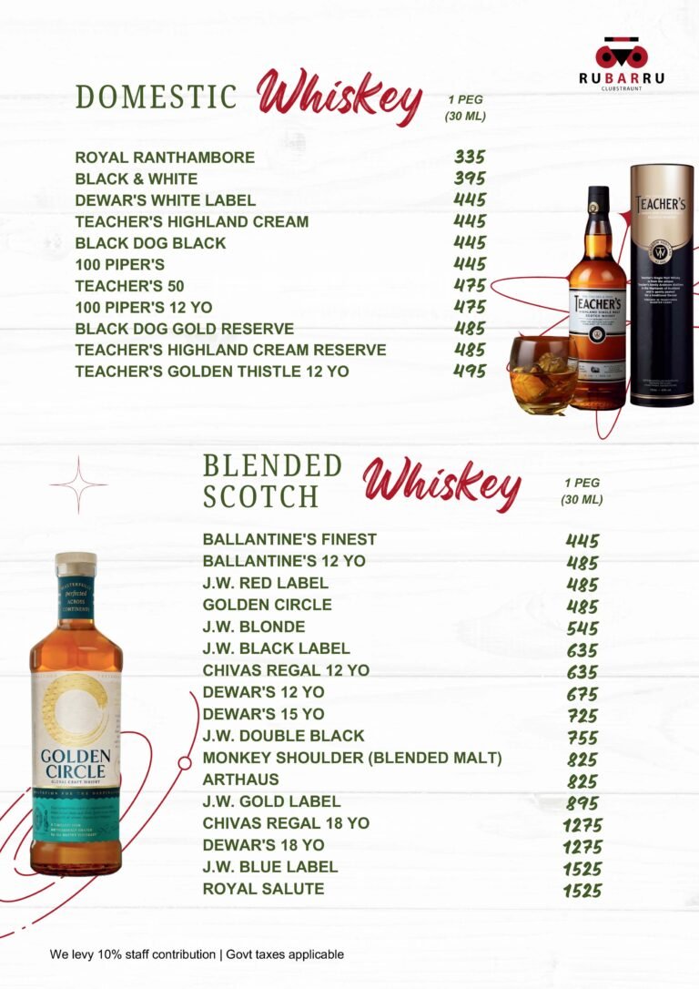 RBR Expo Drinks Menu May’26