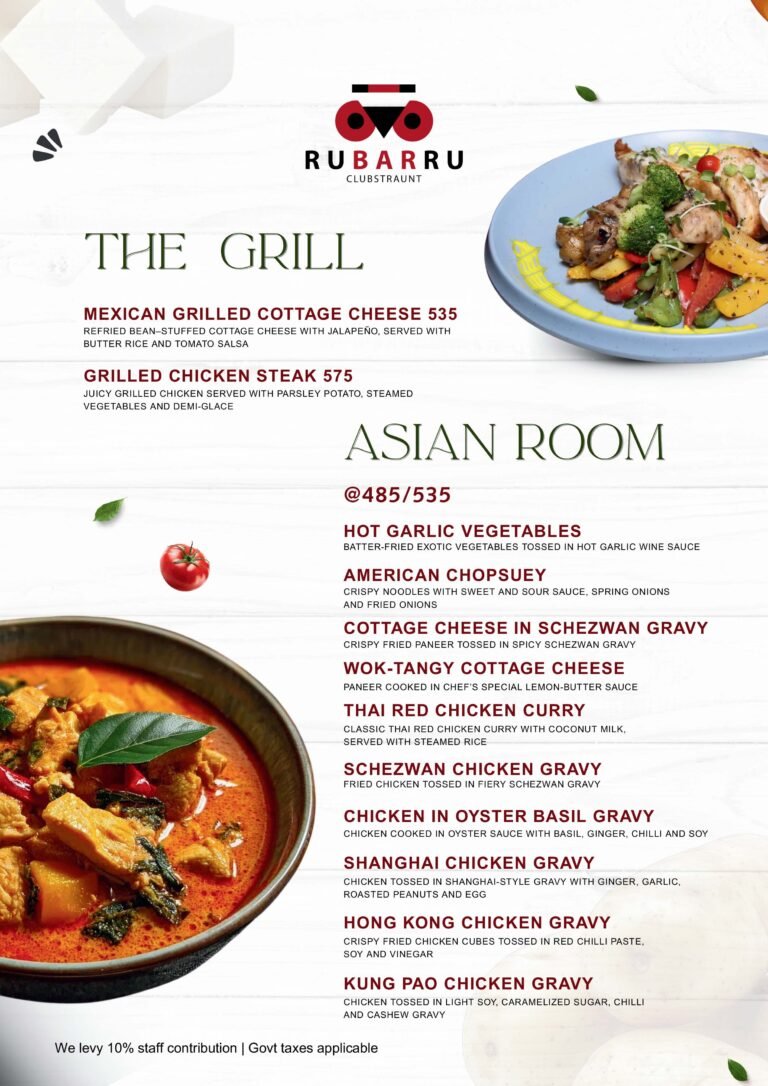 RBR Food Menu May’26