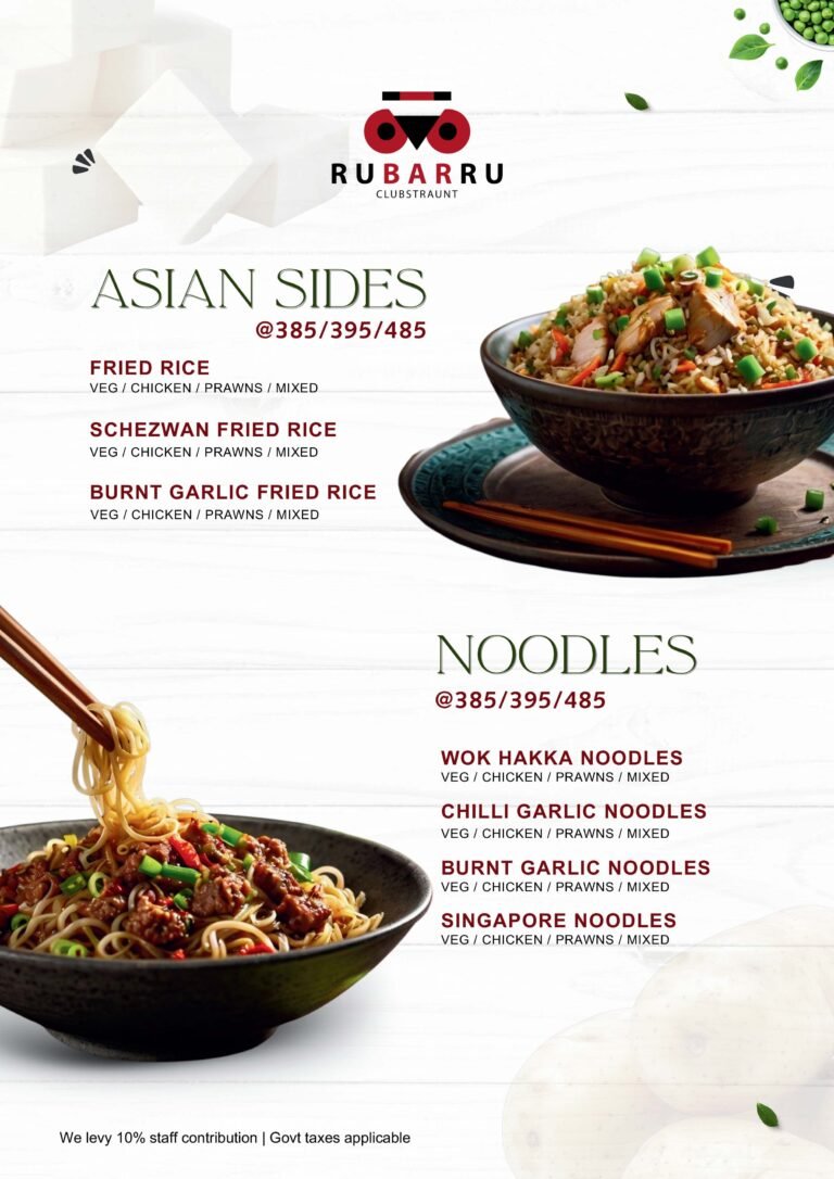 RBR Food Menu May’26