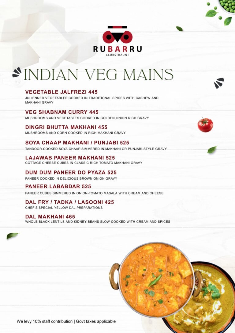 RBR Food Menu May’26