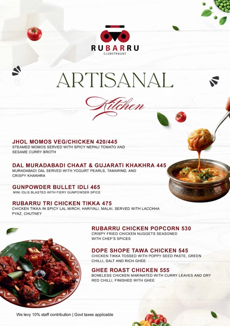 RBR Food Menu May’26