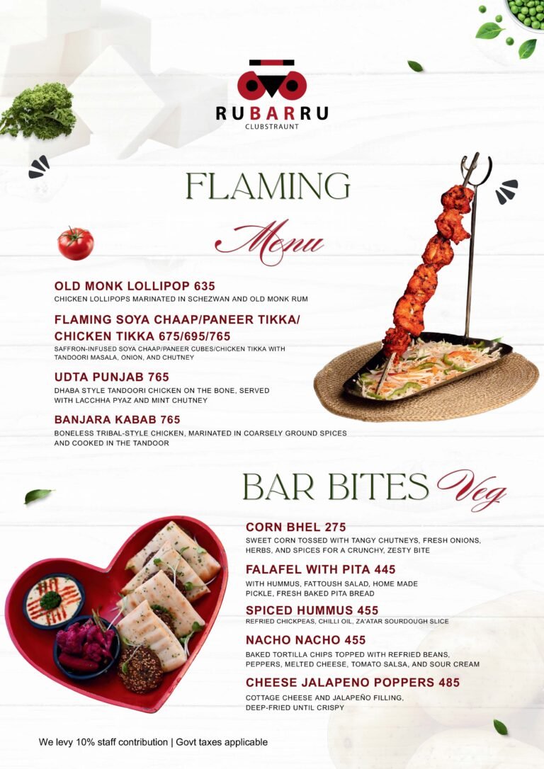 RBR Food Menu May’26