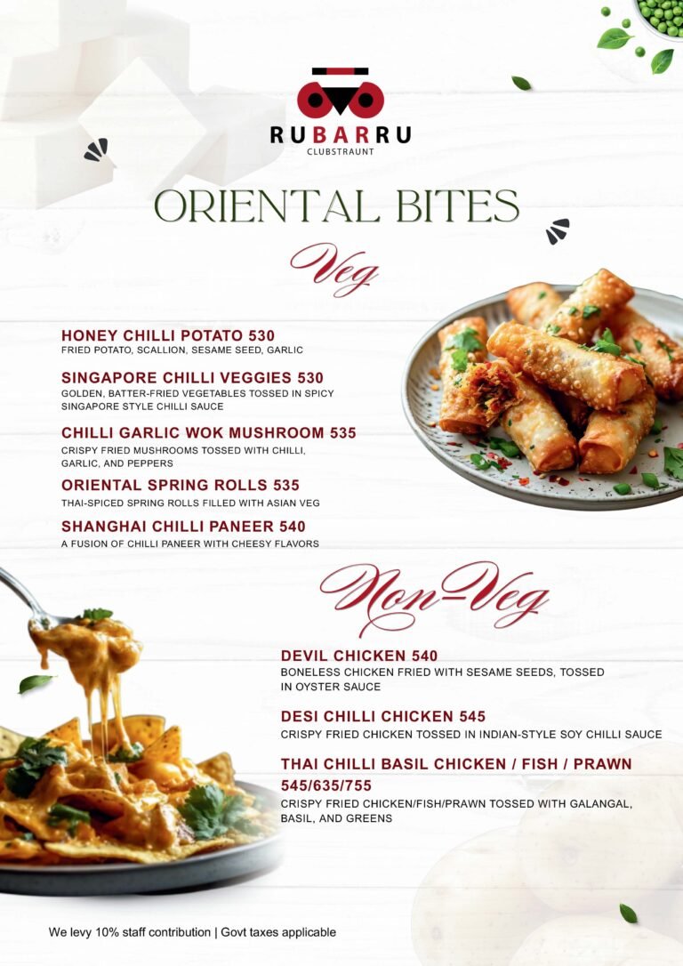 RBR Food Menu May’26