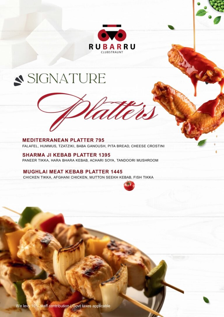 RBR Food Menu May’26