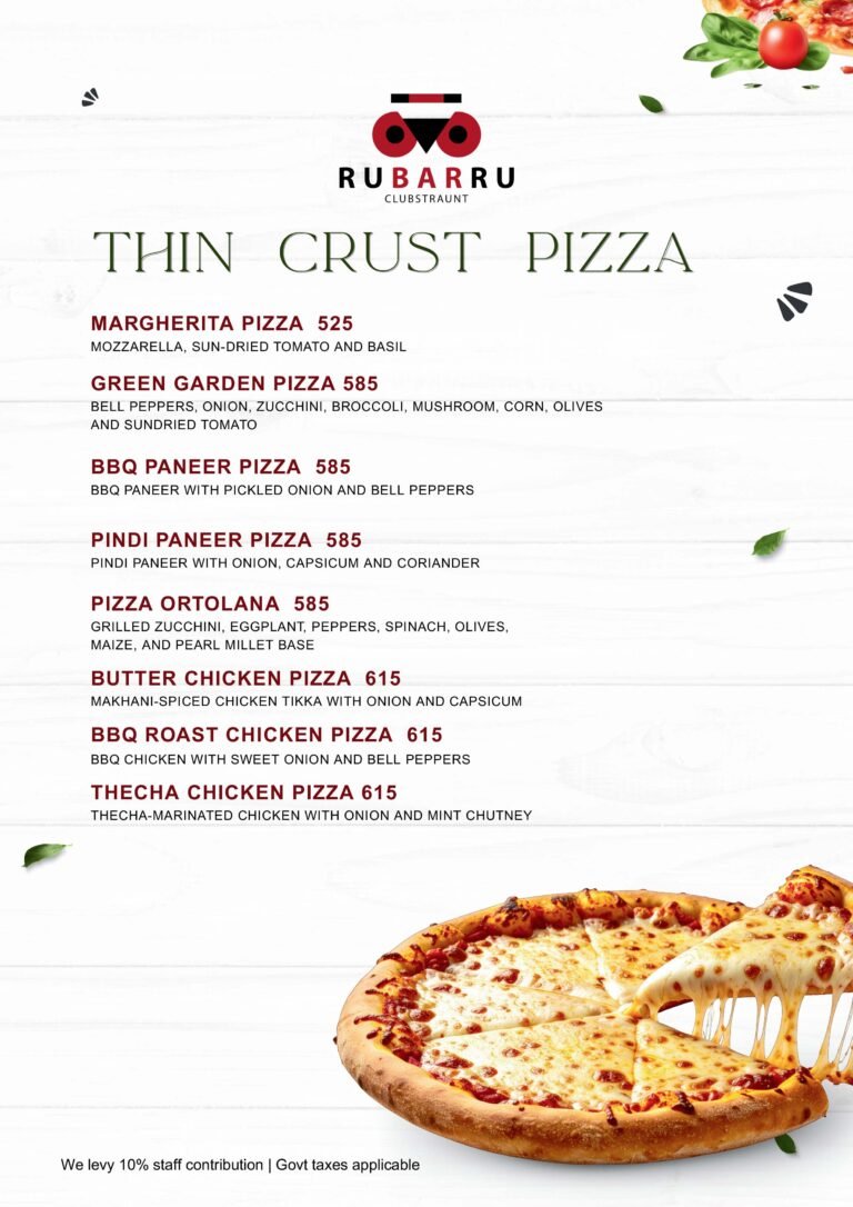 RBR Food Menu May’26