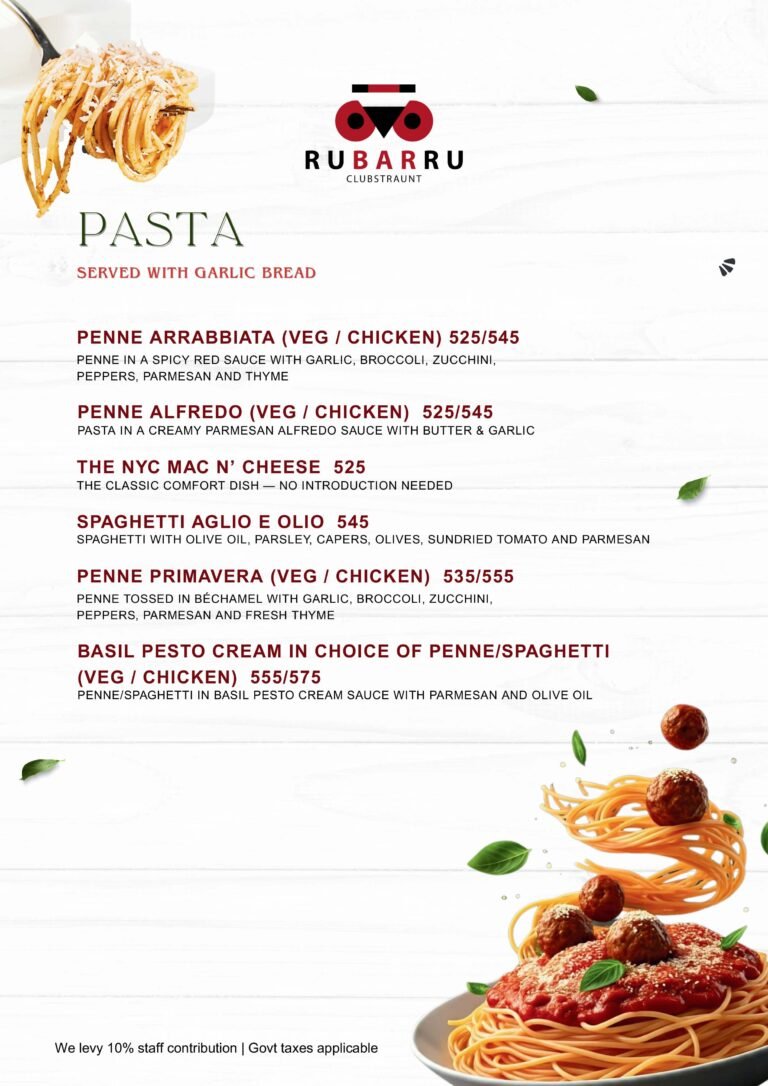 RBR Food Menu May’26